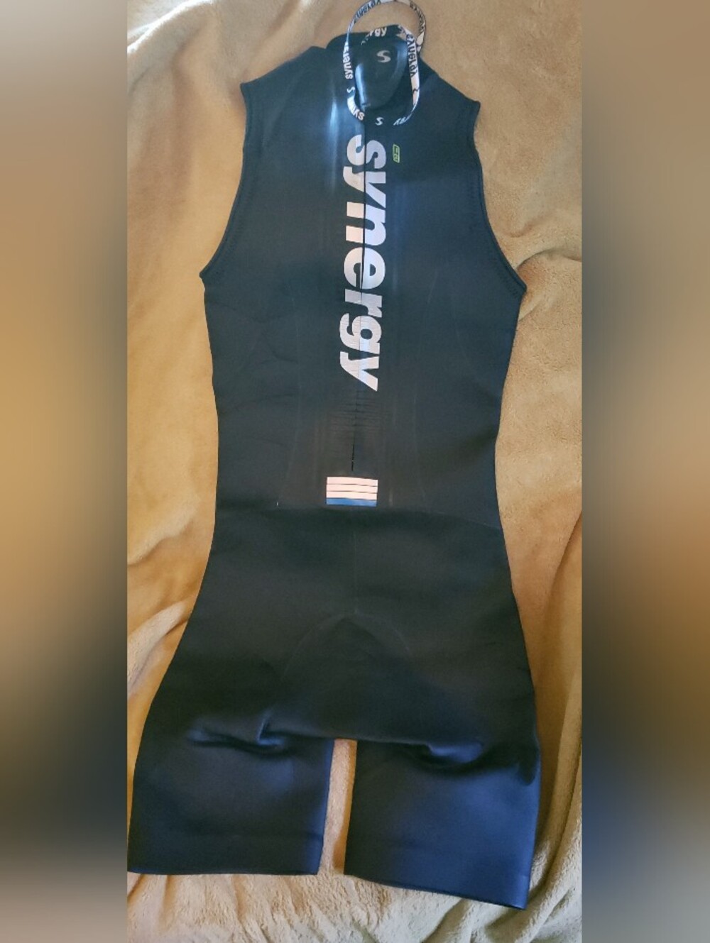 Black Women’s Sleeveless One-Piece Swim Wet Suit Short - Picture 5 of 10